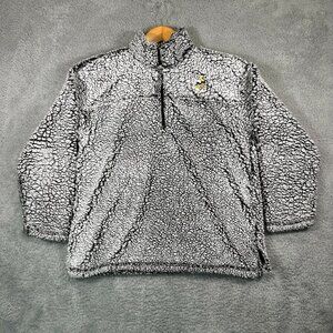 NFL Minnesota Vikings Sherpa‎ Quarter-Zip Pullover Jacket Women's Gray